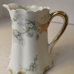 Antique Haviland Limoges Porcelain Creamer Schleiger 904D